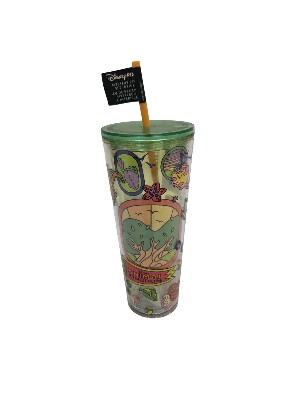 Disney Parks Starbucks ANIMAL KINGDOM 24 oz Tumbler Only NO PINS - NEW